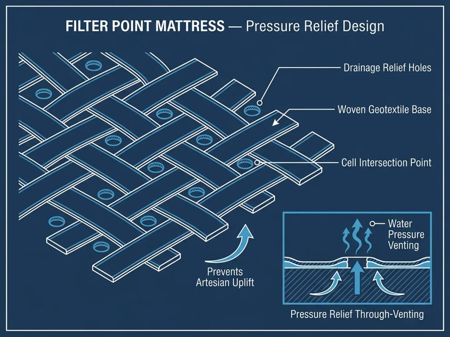 Filter Point Grouted Mattress