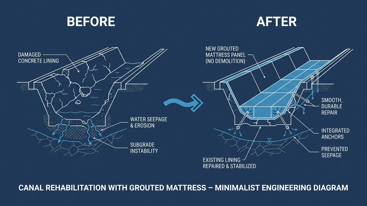 Canal Rehabilitation: How to Reline a Damaged Canal