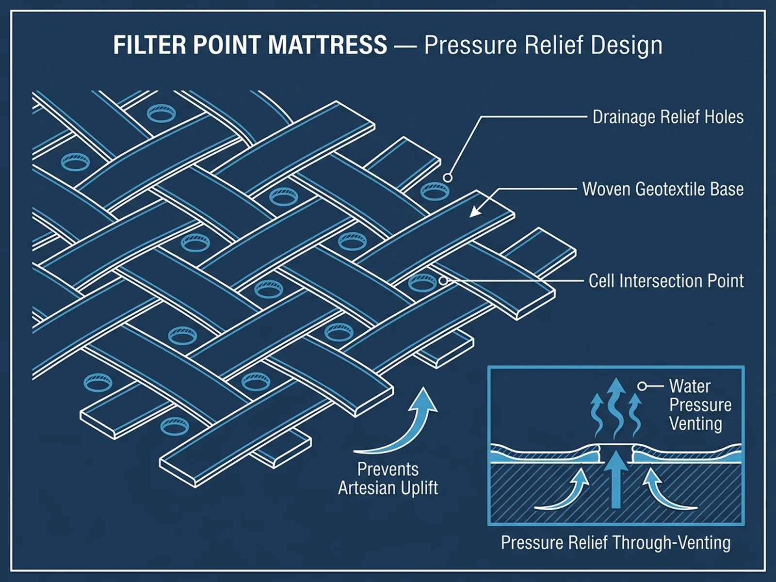 Filter Point Grouted Mattress