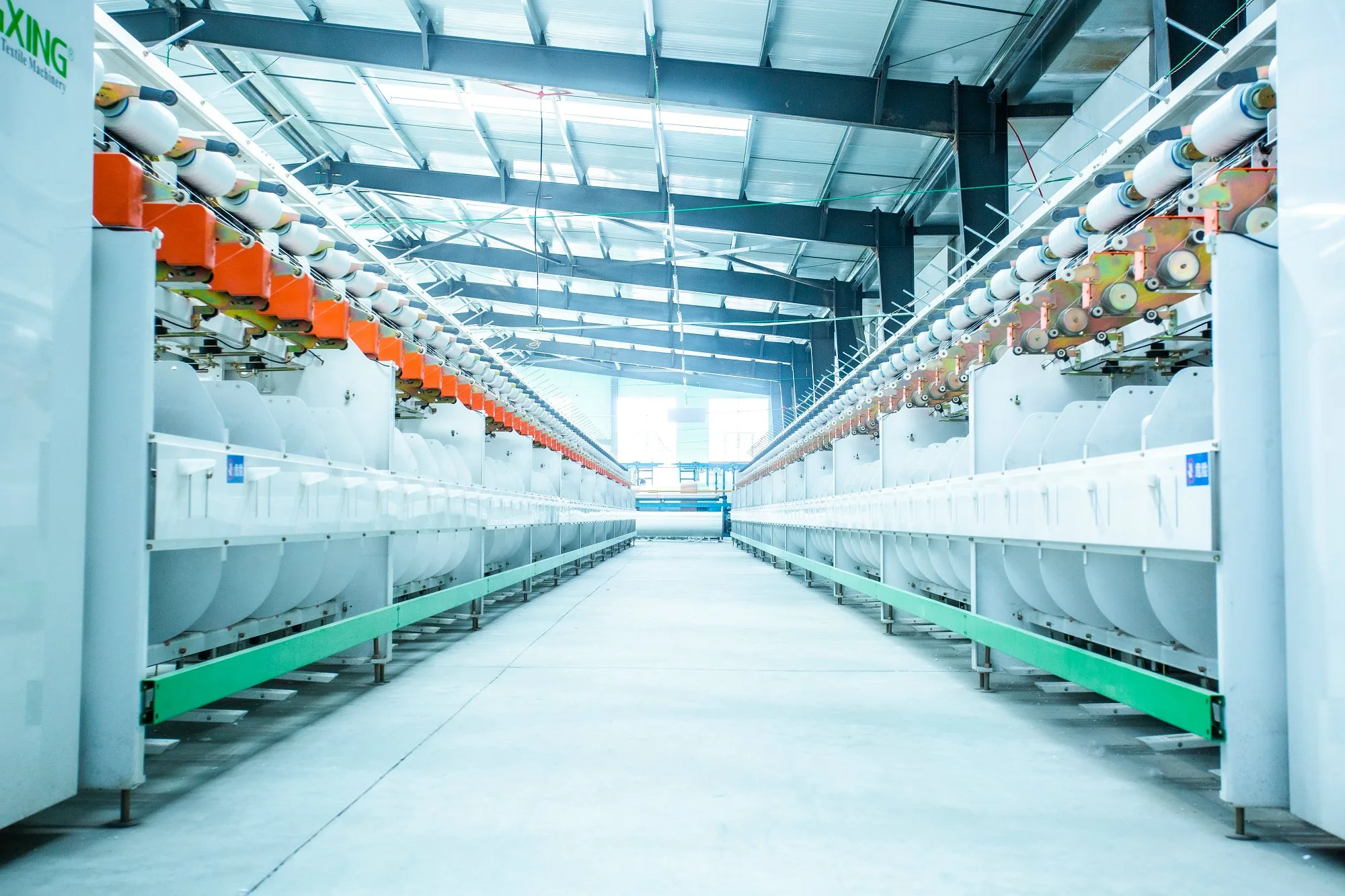 HydroBase factory spinning hall with production lines