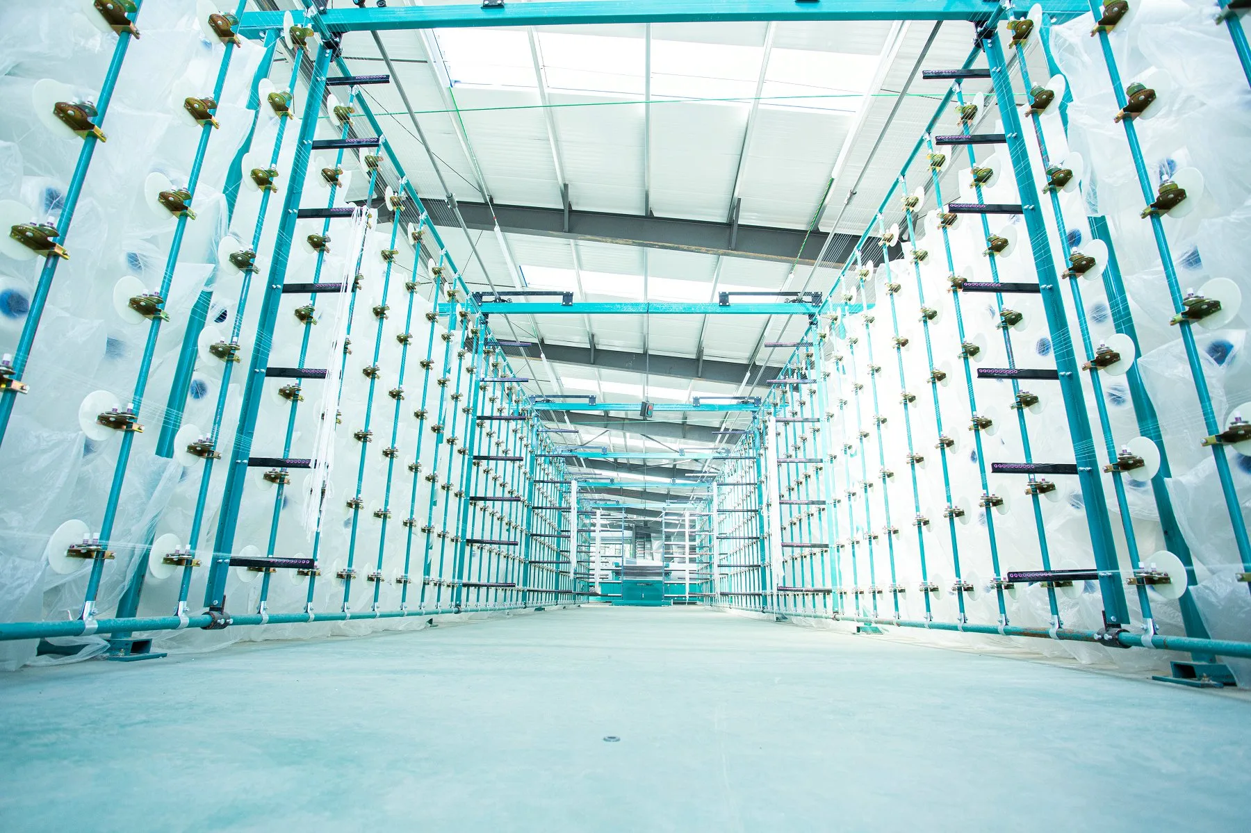 Weaving frames production line