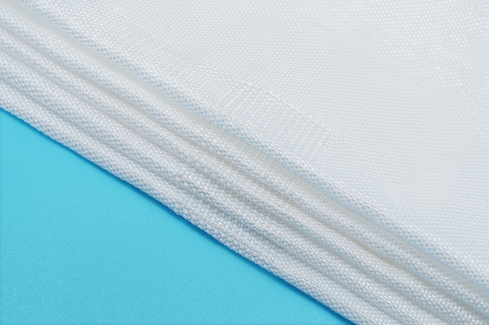Filter point mattress fabric close-up showing filter points