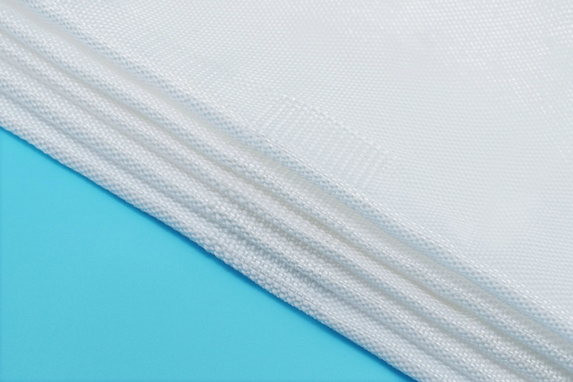 Filter point mattress fabric close-up showing filter points