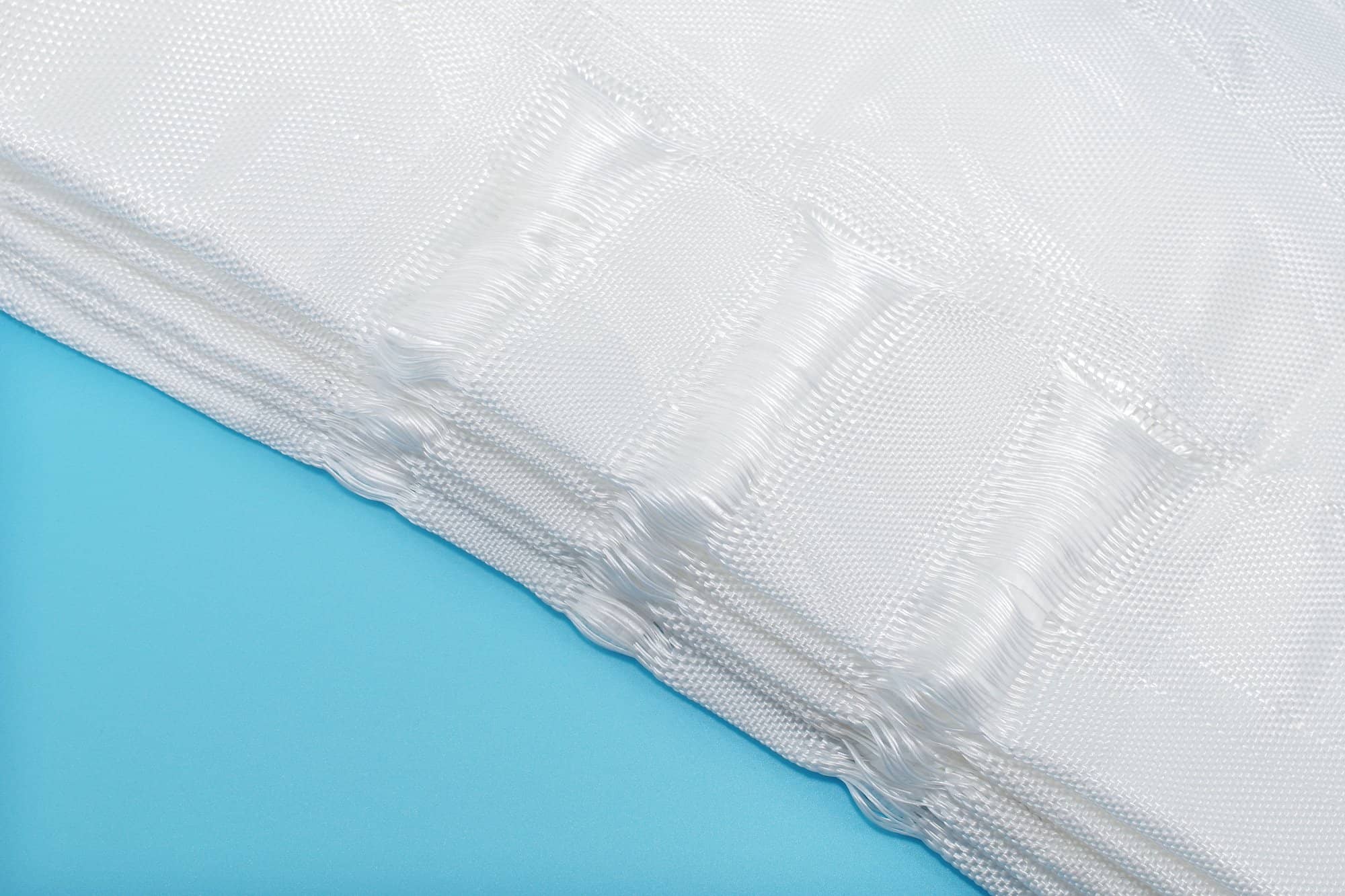 Vegetated mattress fabric roll showing open-cell structure